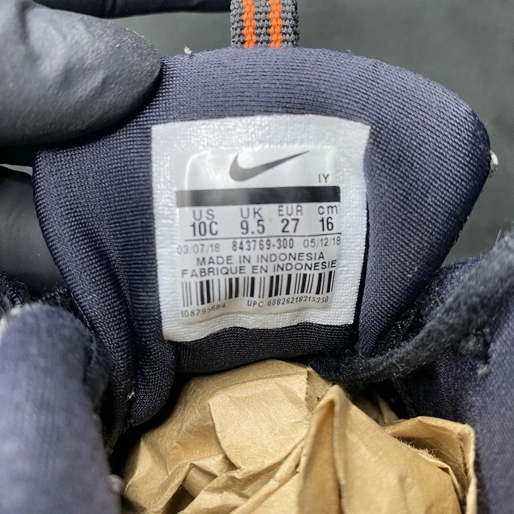 Nike Little Posite Pro TD 843769-300 Sequoia Black Toddler 10C EUR 27